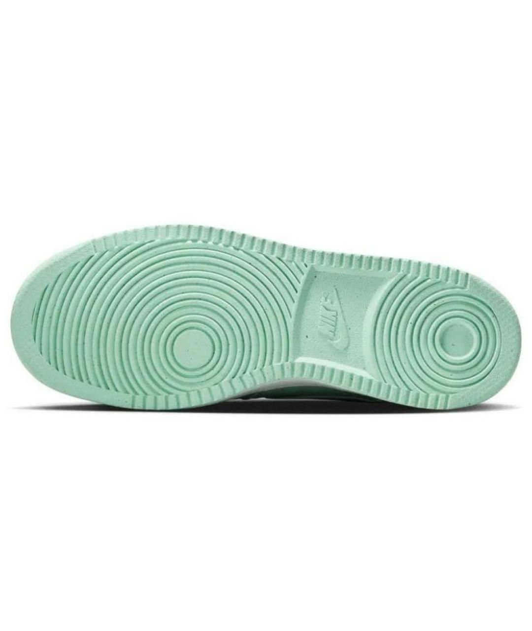 NIKE Салатовые кожаные кроссовки, фото 5