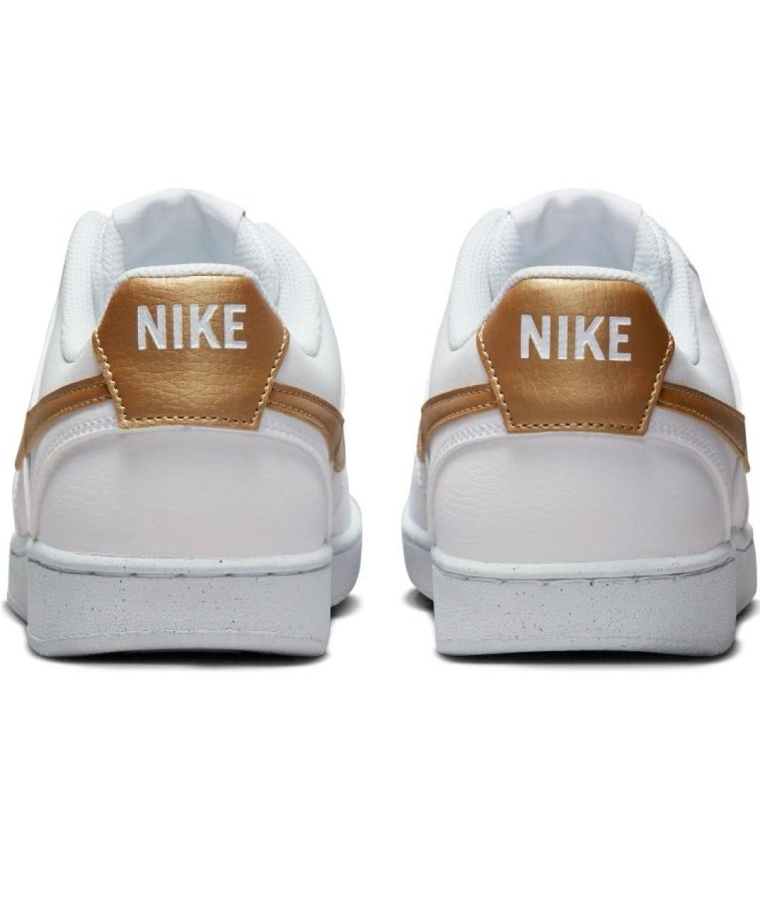 NIKE Белые кожаные кроссовки, фото 4