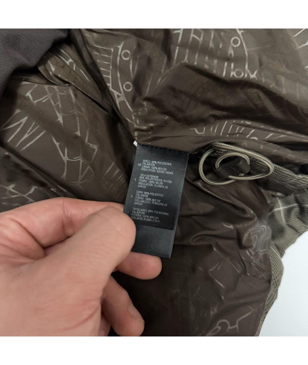 THE NORTH FACE Коричневый пуховик, фото 6