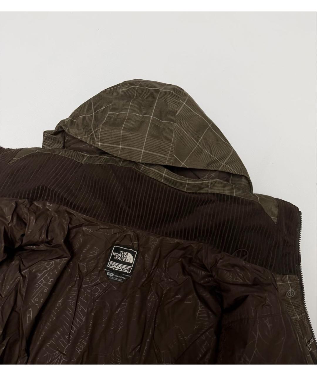 THE NORTH FACE Коричневый пуховик, фото 3