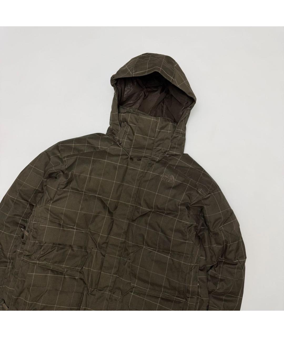 THE NORTH FACE Коричневый пуховик, фото 4