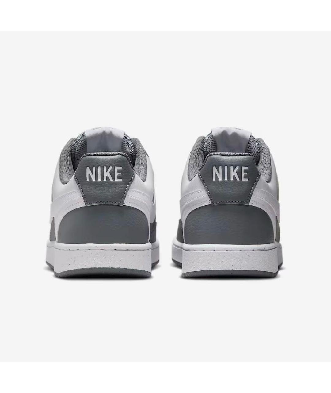 NIKE Серые кожаные кроссовки, фото 3