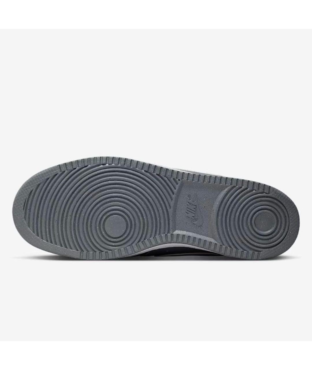 NIKE Серые кожаные кроссовки, фото 5