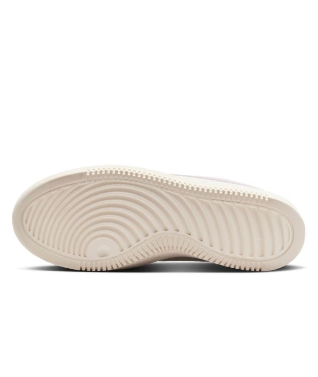 NIKE Бежевые кожаные кроссовки, фото 5