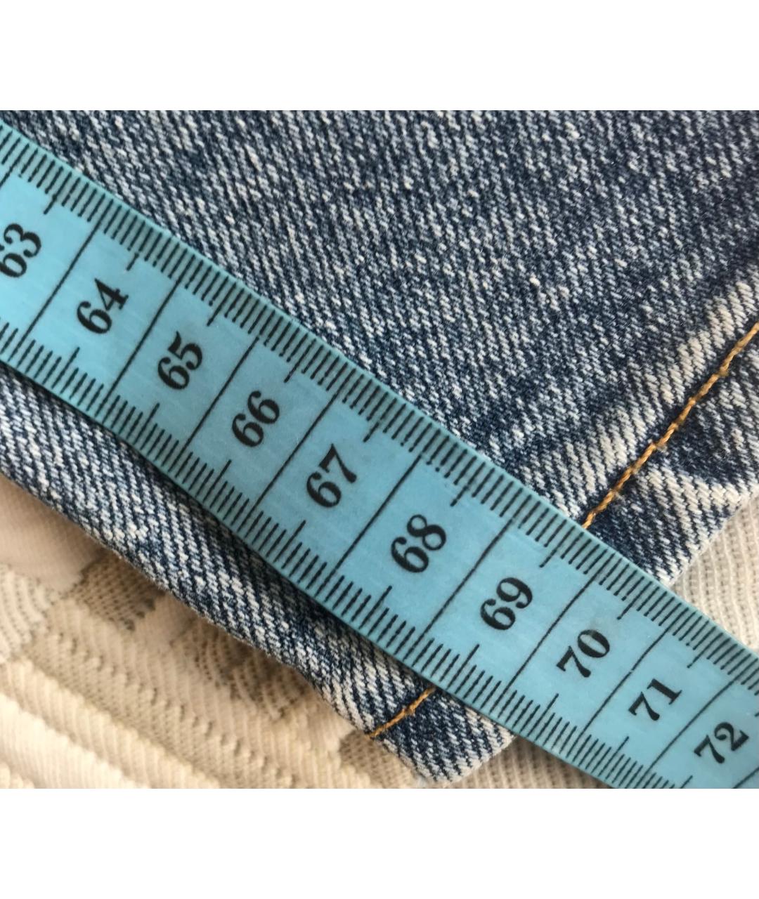 ARKET Голубые хлопковые прямые джинсы, фото 6