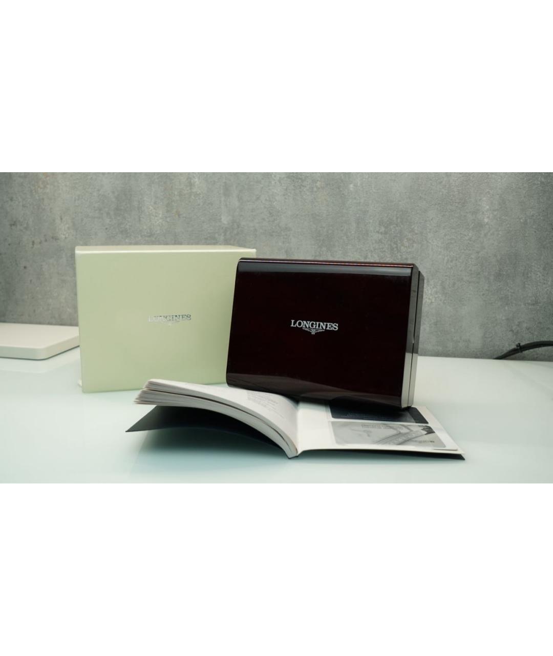 LONGINES Белые металлические часы, фото 7