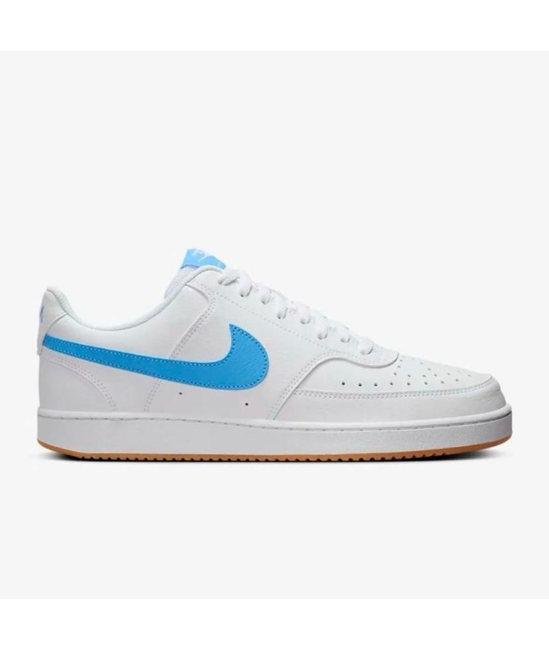 NIKE Белые кожаные кроссовки, фото 6