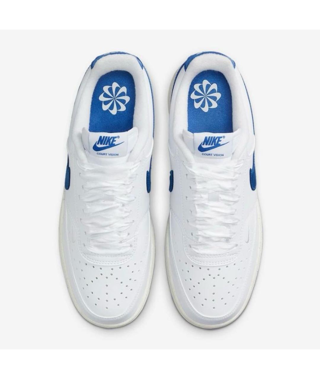 NIKE Белые кожаные кроссовки, фото 2