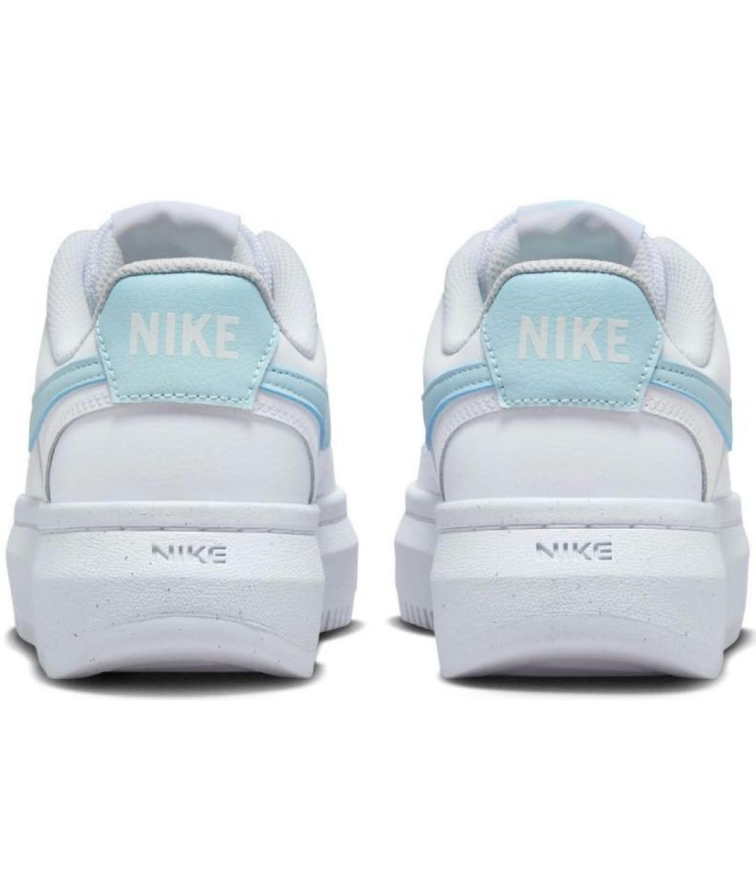 NIKE Белые кожаные кроссовки, фото 4