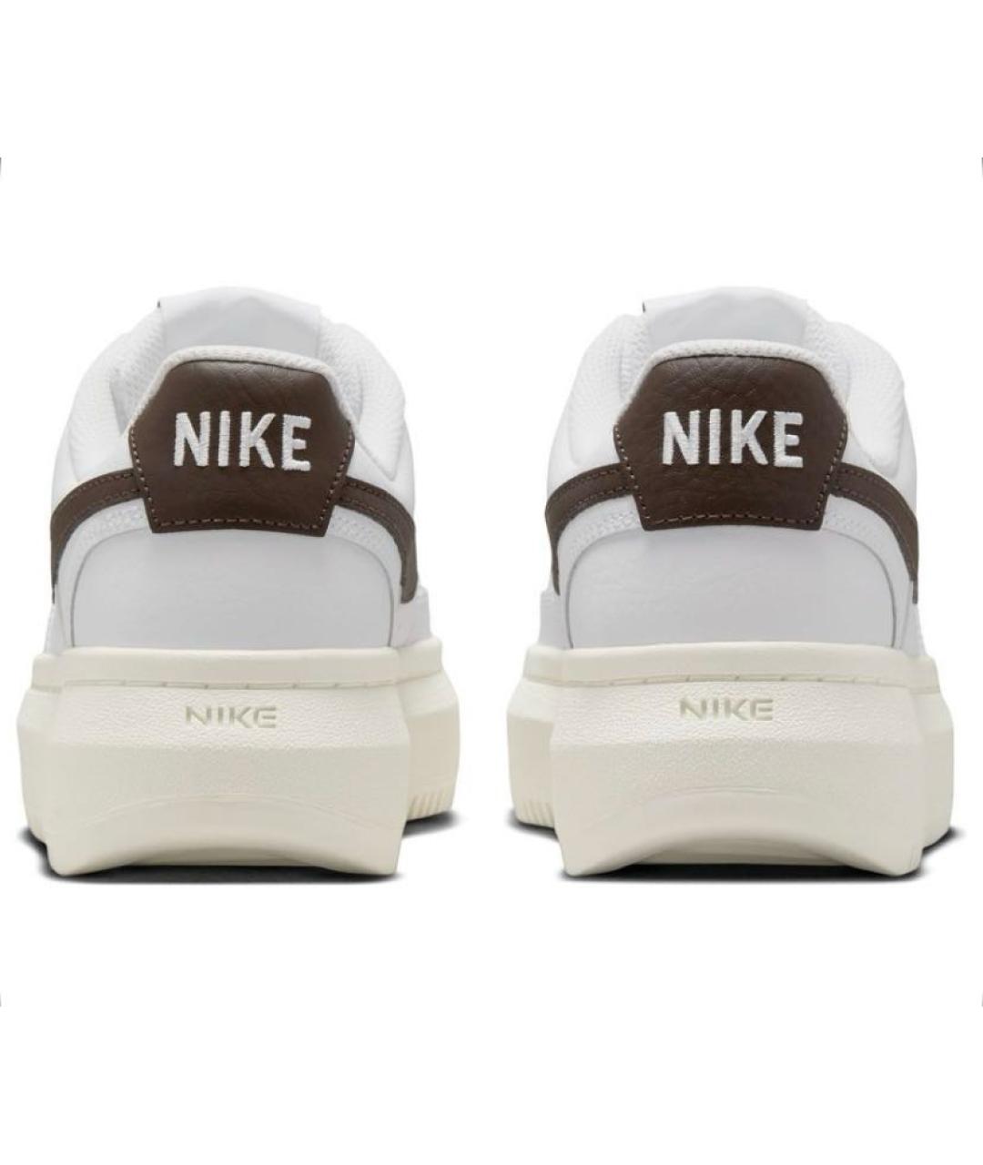 NIKE Белые кожаные кроссовки, фото 4