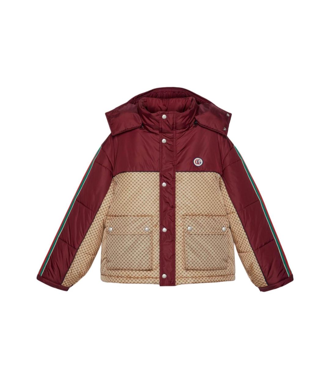 GUCCI Бордовая куртка, фото 9