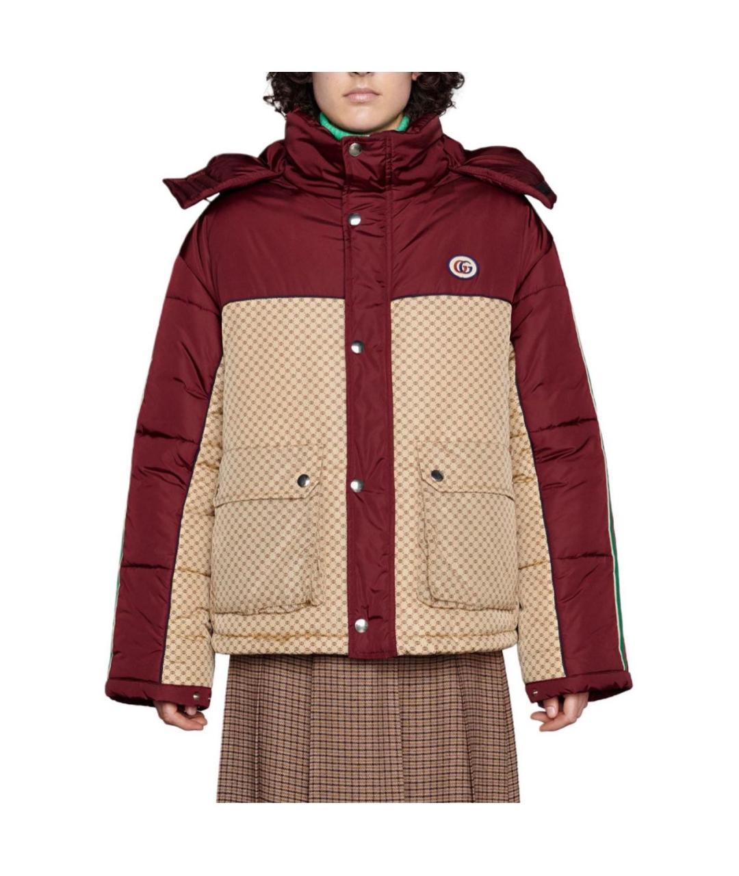 GUCCI Бордовая куртка, фото 6