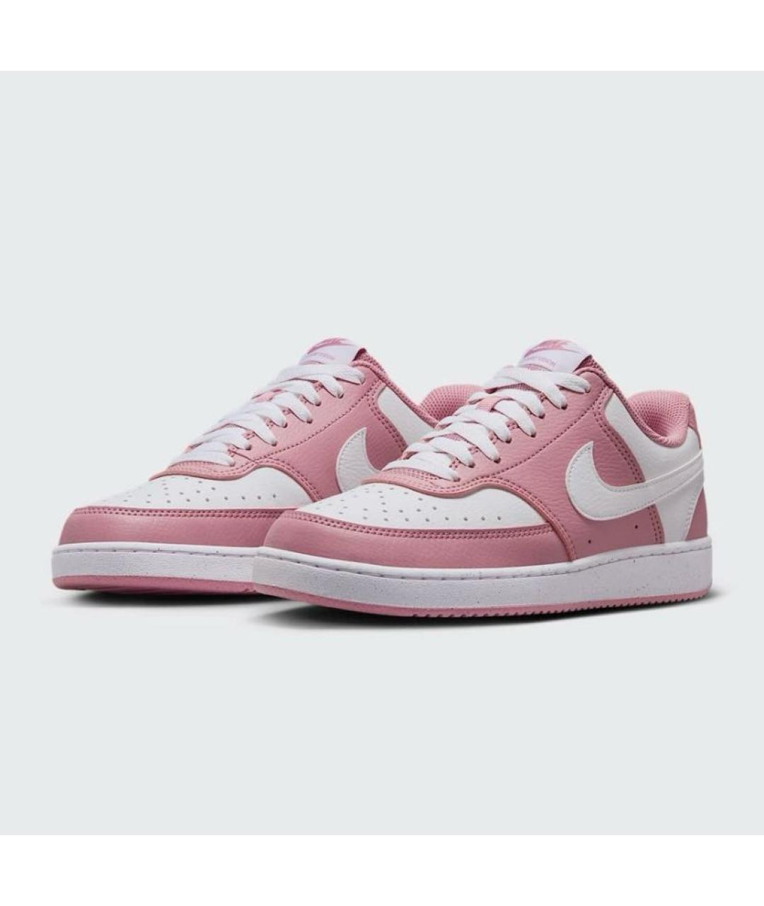 NIKE Розовые кожаные кроссовки, фото 3