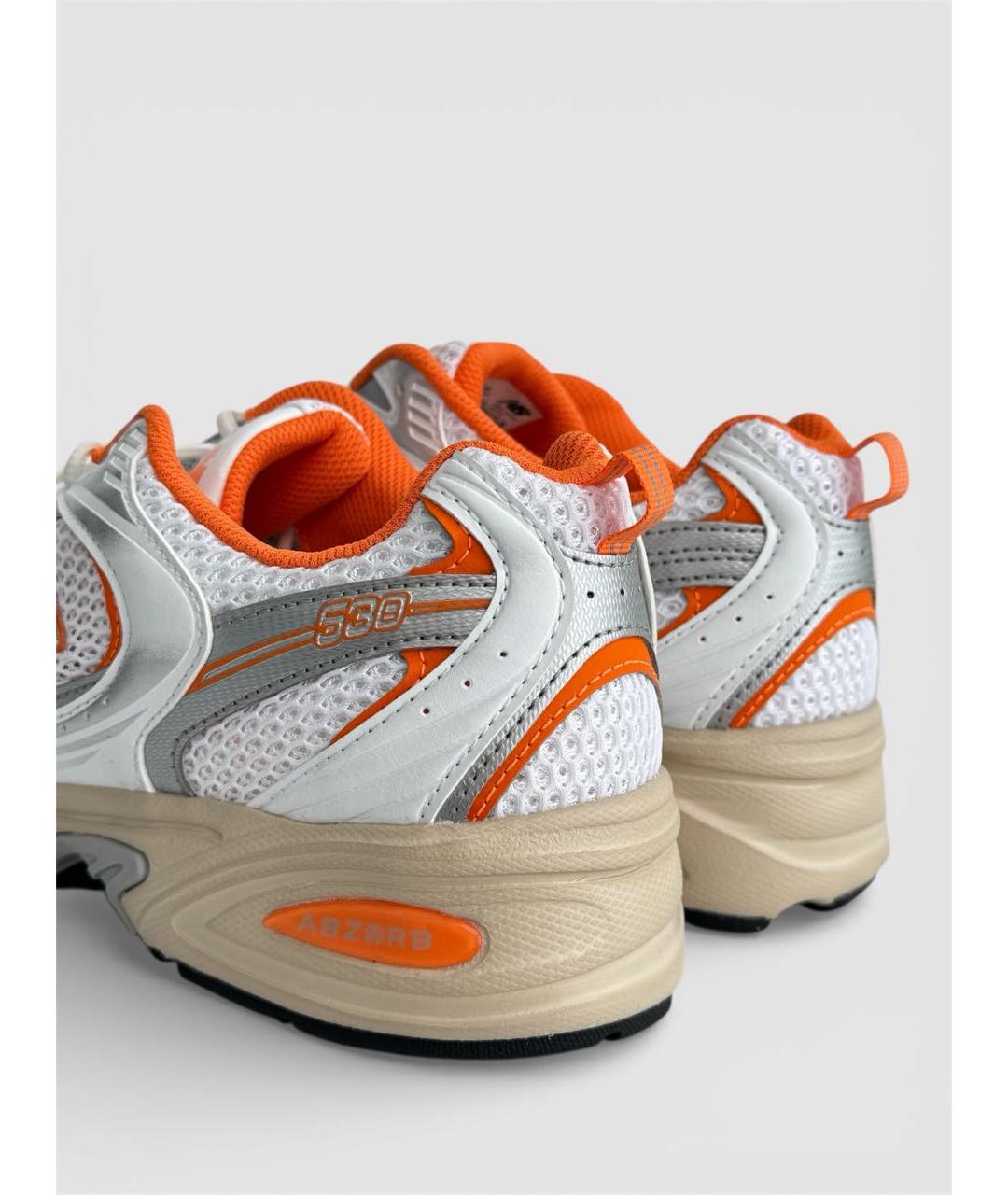 NEW BALANCE Оранжевое текстильные высокие кроссовки / кеды, фото 4