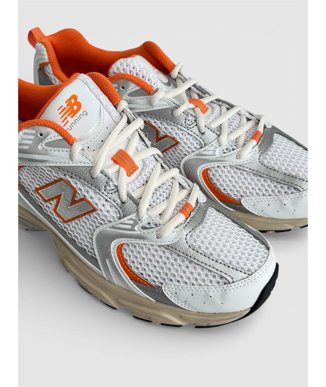 NEW BALANCE Оранжевое текстильные высокие кроссовки / кеды, фото 5