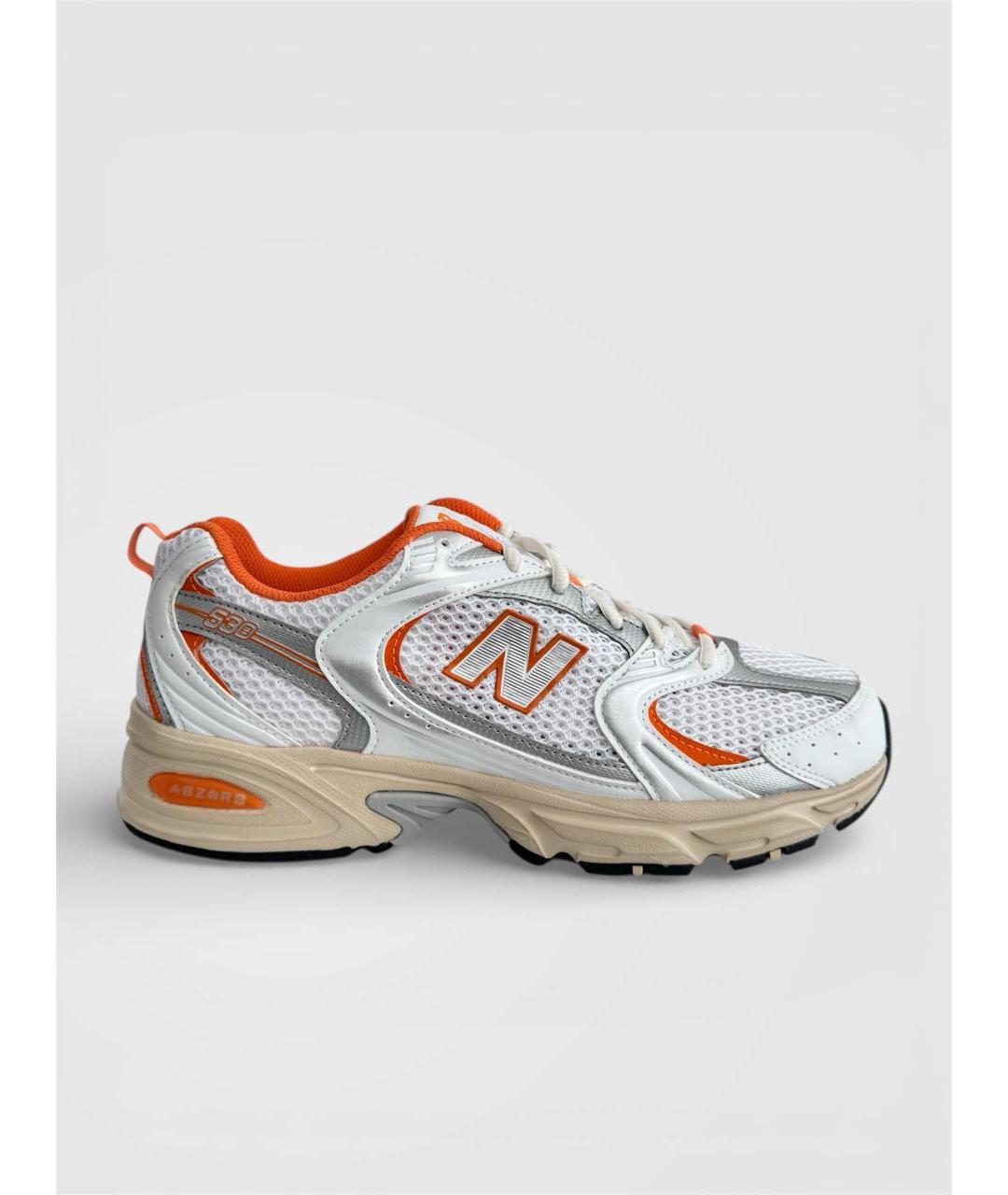 NEW BALANCE Оранжевое текстильные высокие кроссовки / кеды, фото 6