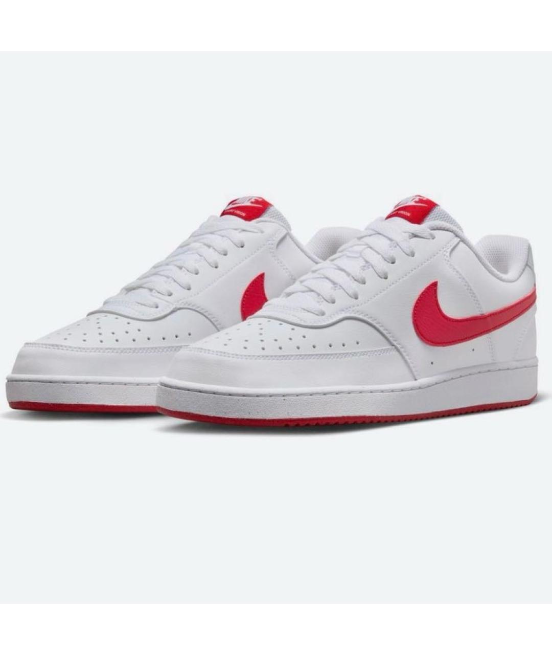 NIKE Белые кожаные кроссовки, фото 2