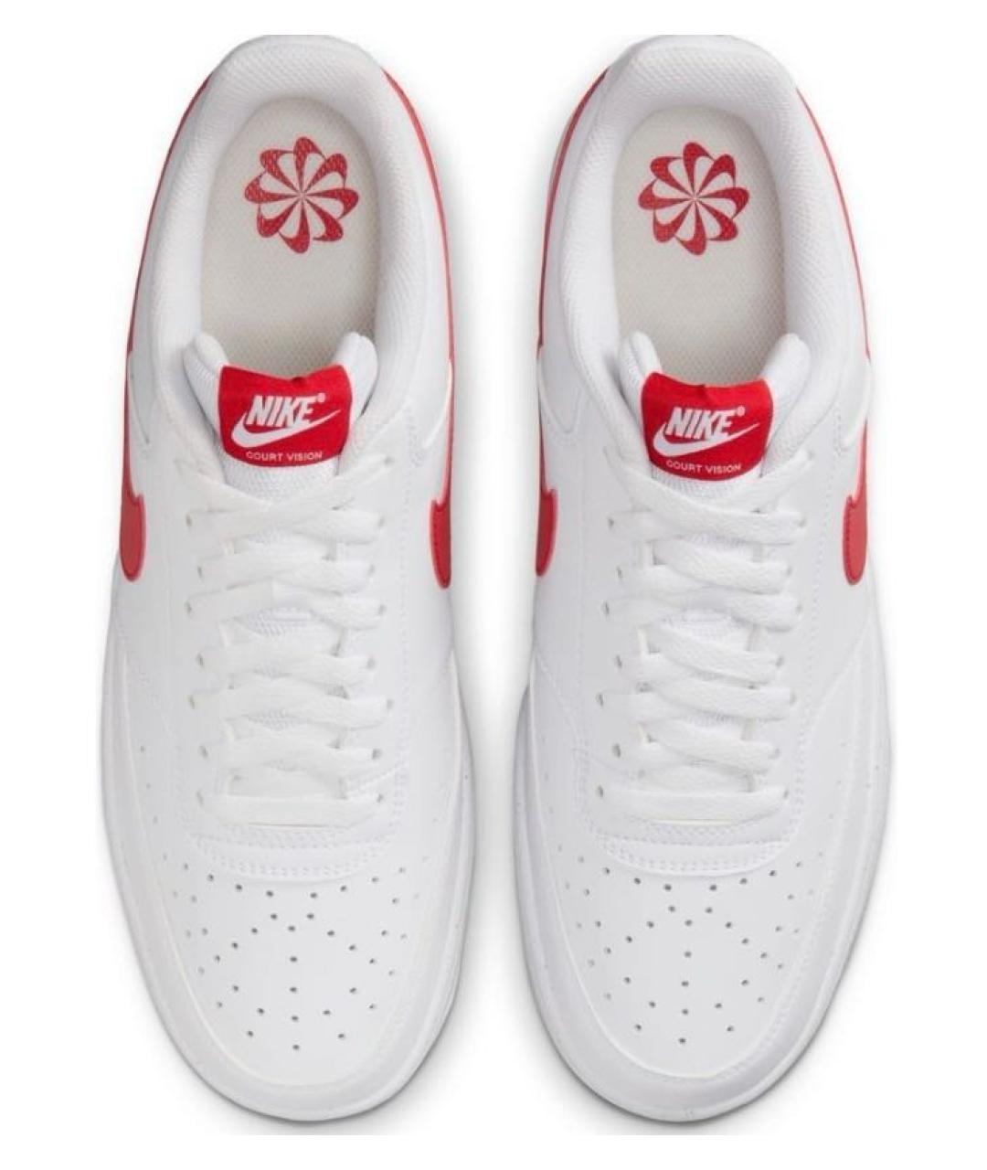 NIKE Белые кожаные кроссовки, фото 3