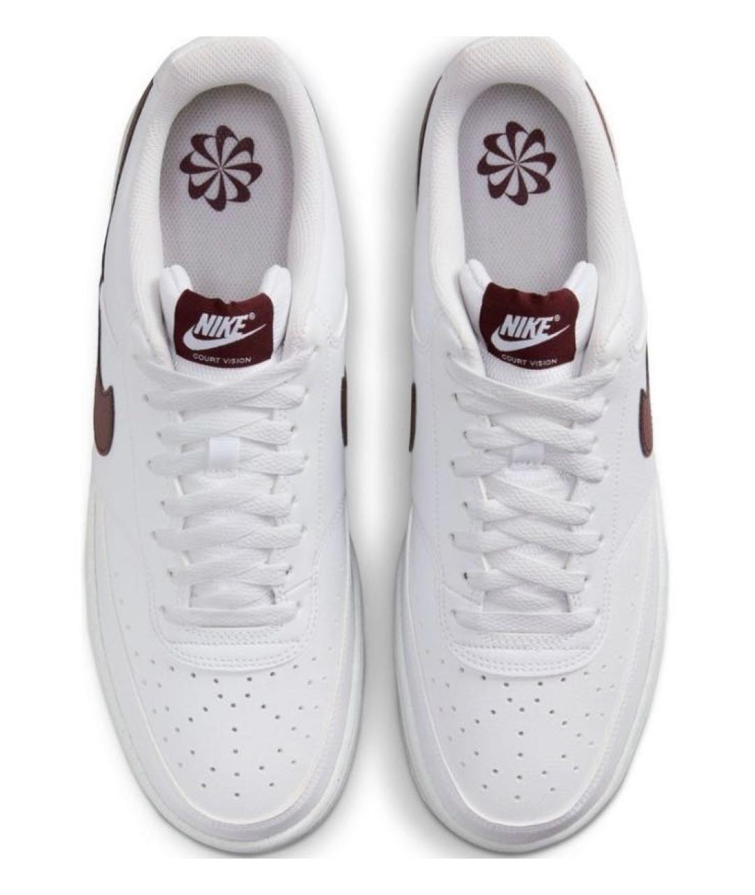 NIKE Белые кожаные кроссовки, фото 3