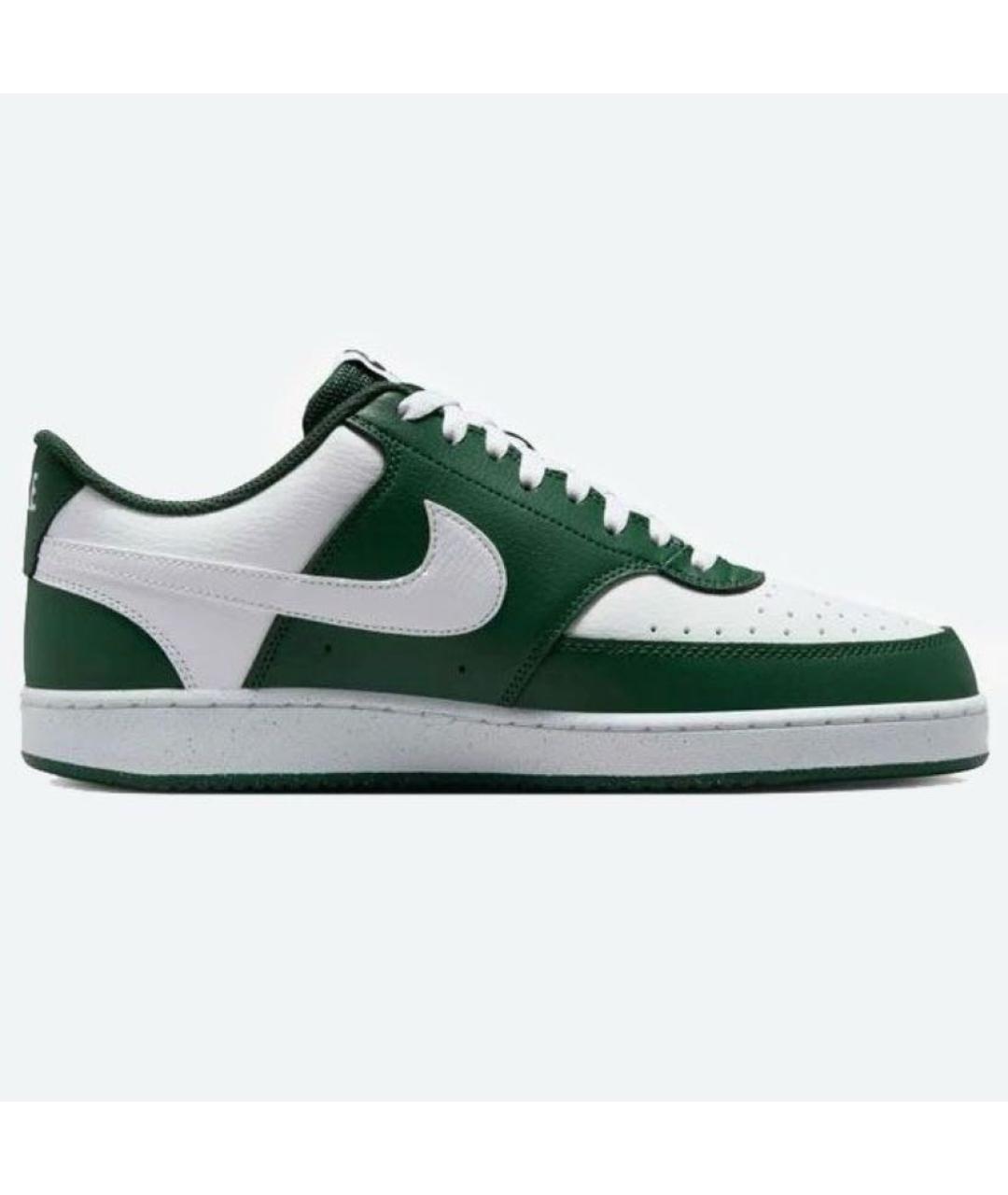 NIKE Зеленые кожаные кроссовки, фото 6