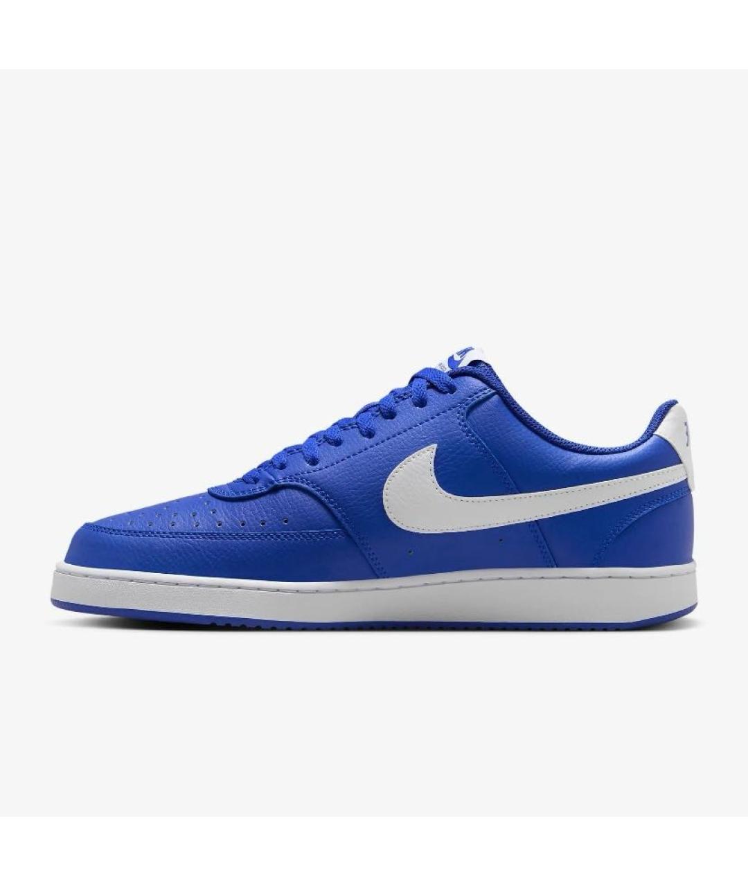 NIKE Синие кожаные кроссовки, фото 5