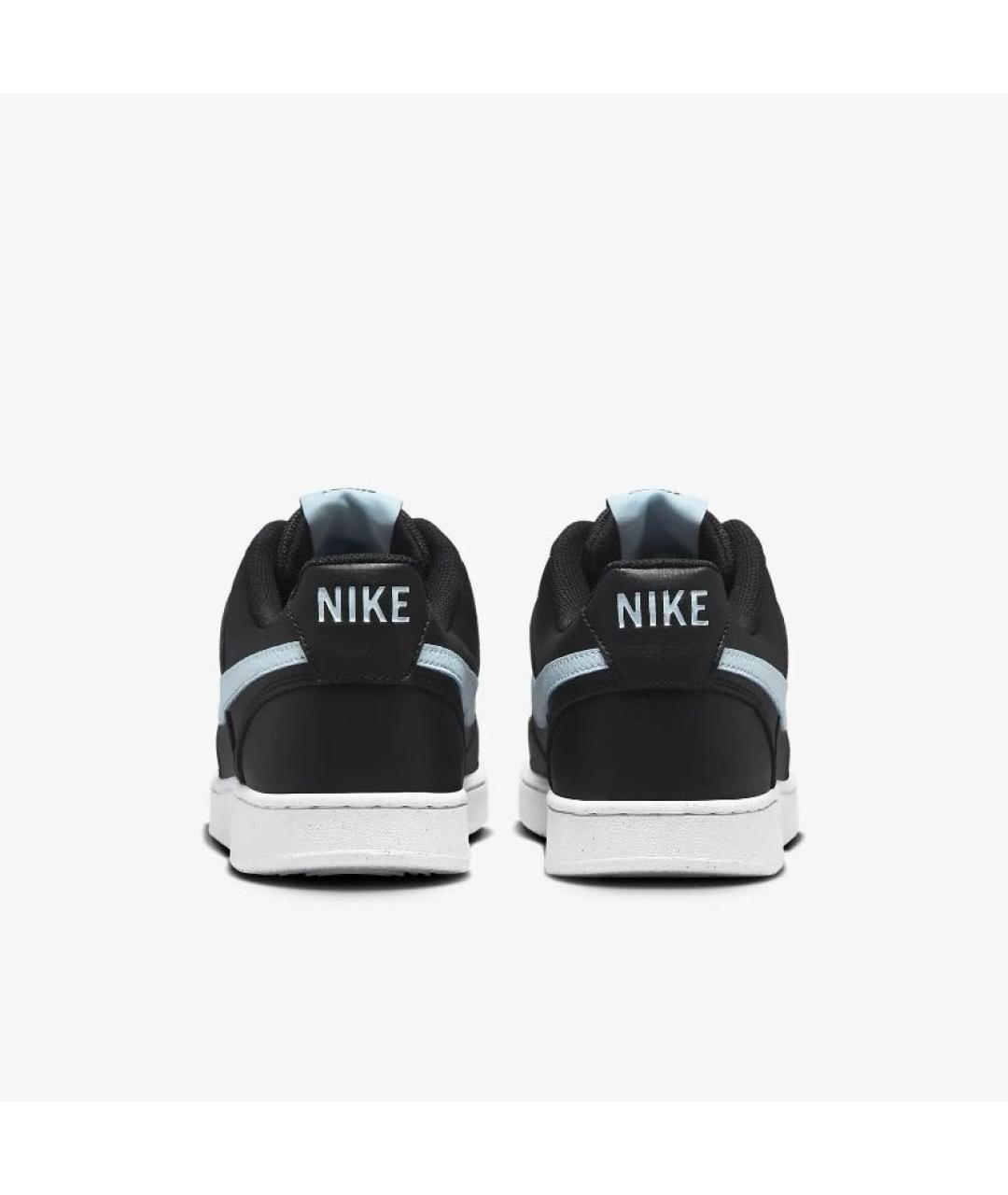 NIKE Черные кожаные кроссовки, фото 3