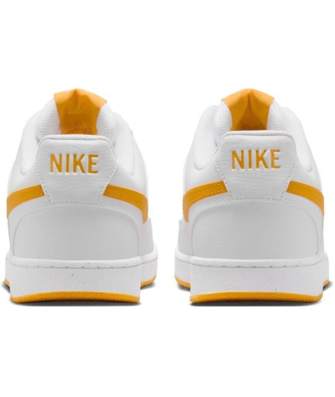 NIKE Белые кожаные кроссовки, фото 4