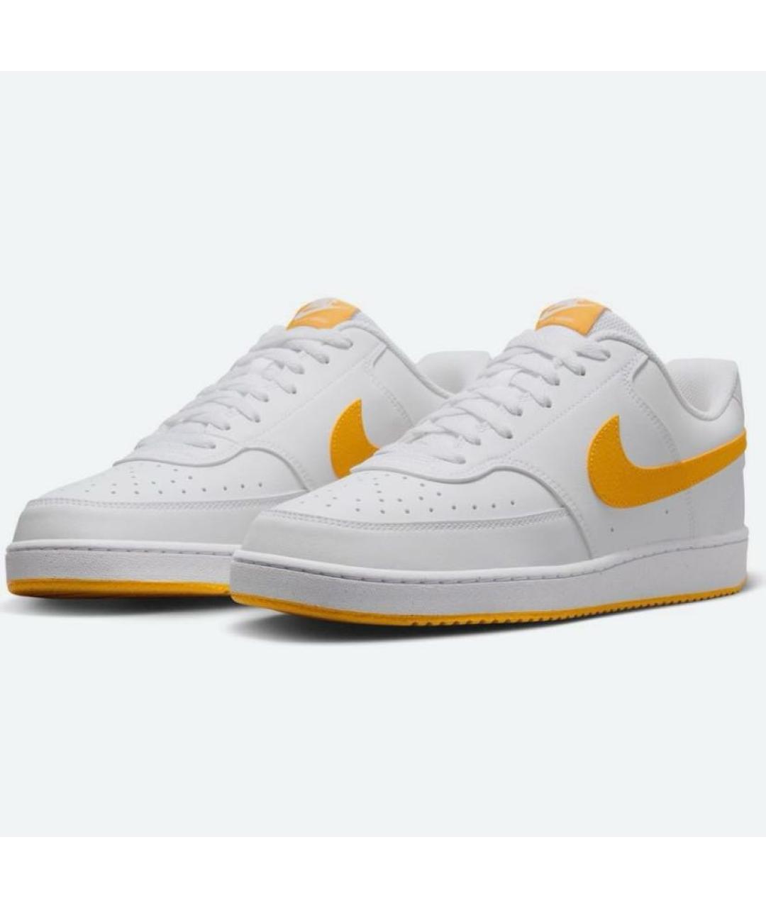 NIKE Белые кожаные кроссовки, фото 2