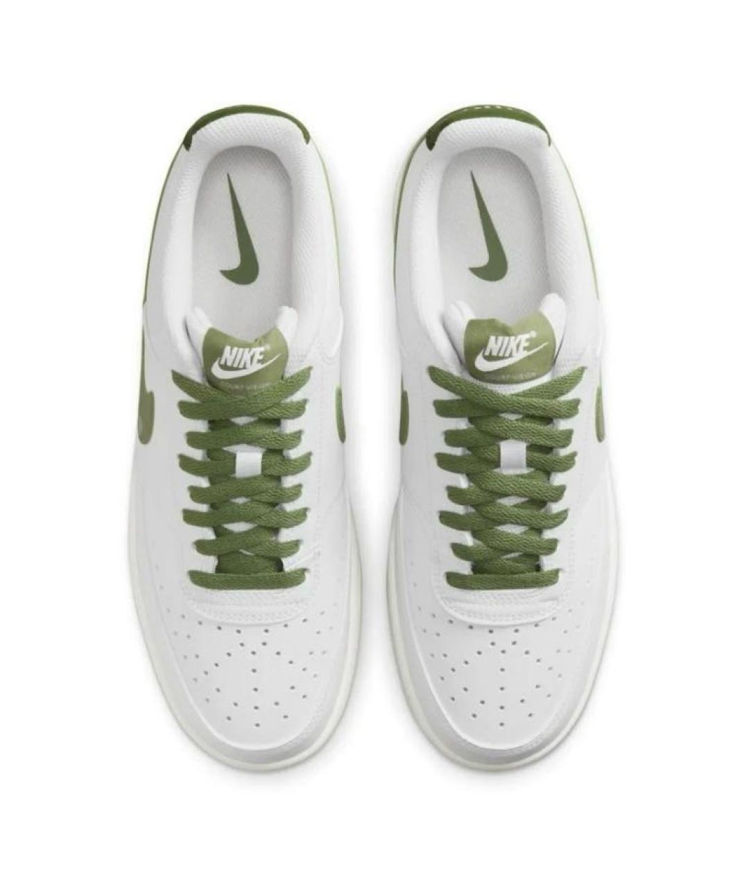 NIKE Белые кожаные кроссовки, фото 2