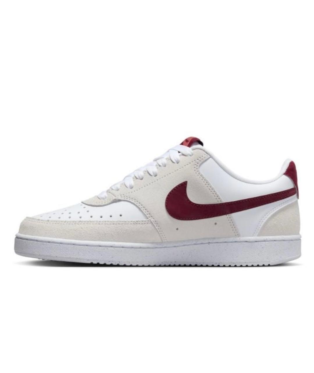 NIKE Бежевые кожаные кроссовки, фото 5