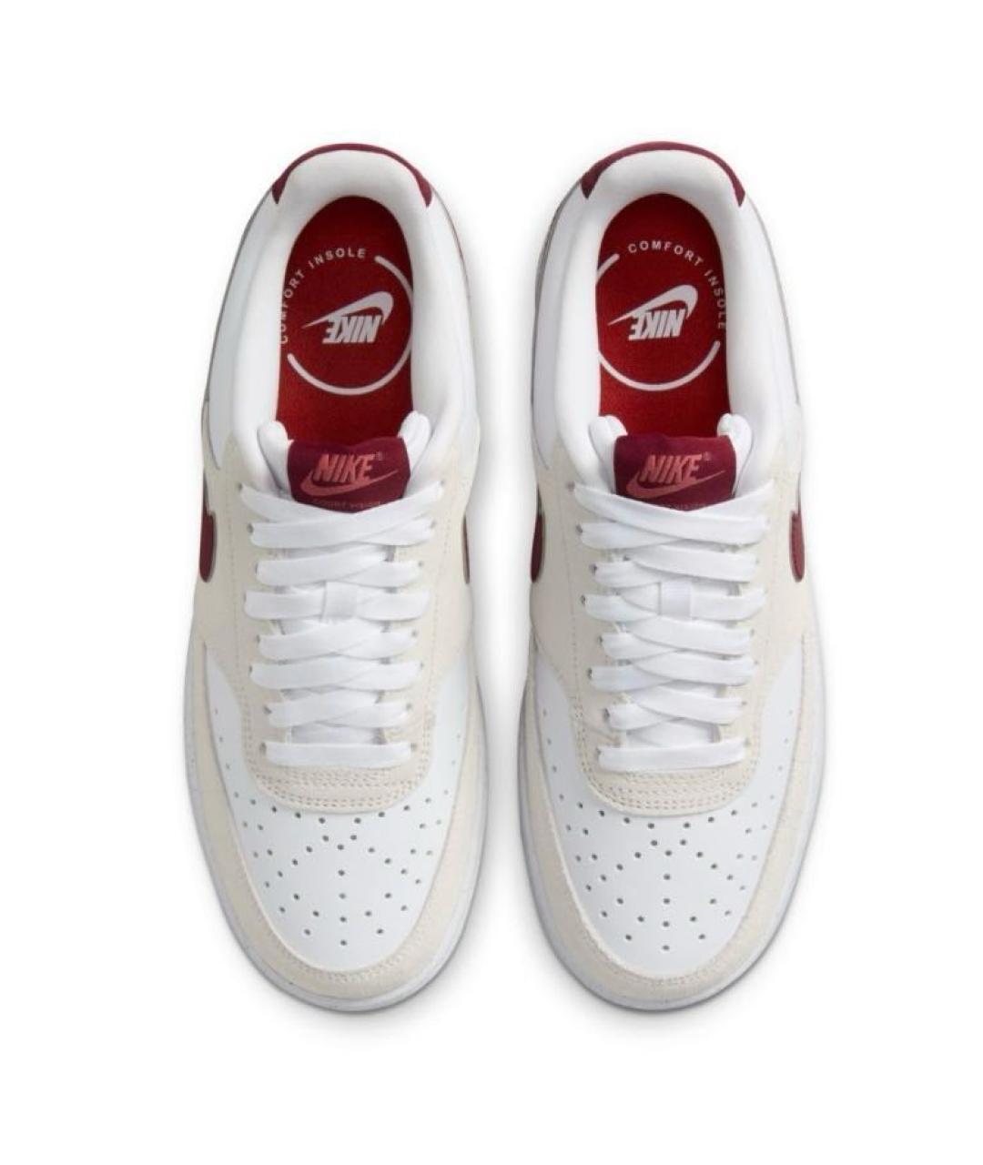 NIKE Бежевые кожаные кроссовки, фото 2