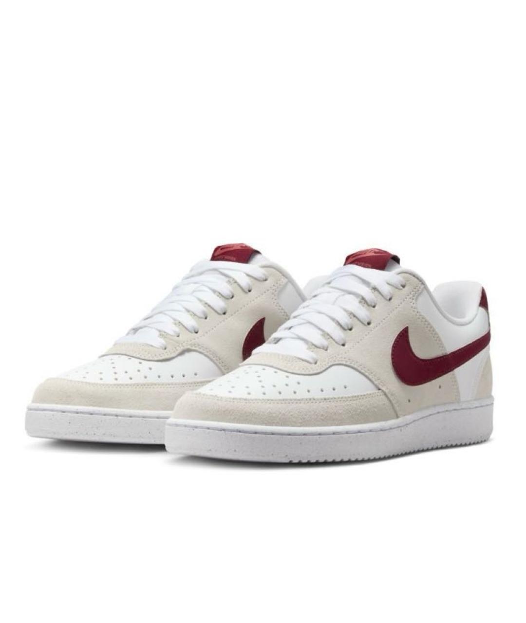 NIKE Бежевые кожаные кроссовки, фото 3