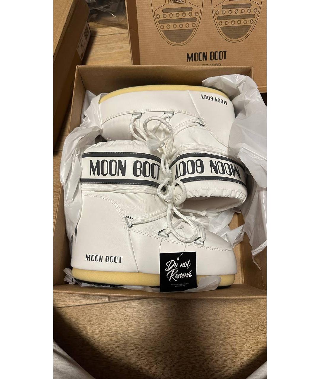MOON BOOT Белые ботинки, фото 6