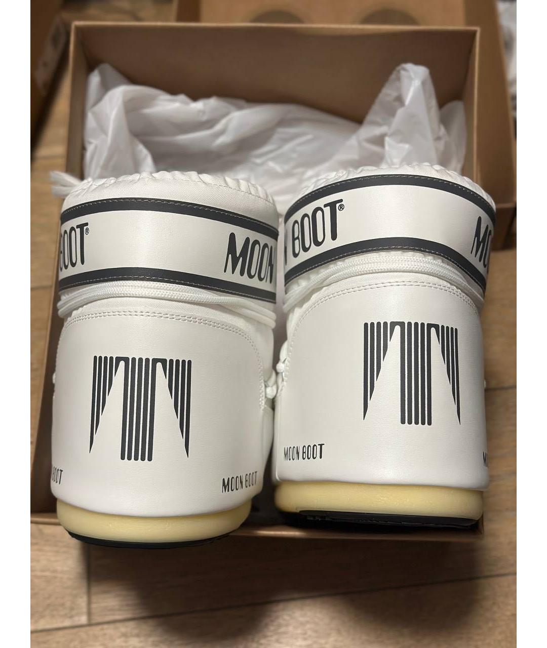 MOON BOOT Белые ботинки, фото 4