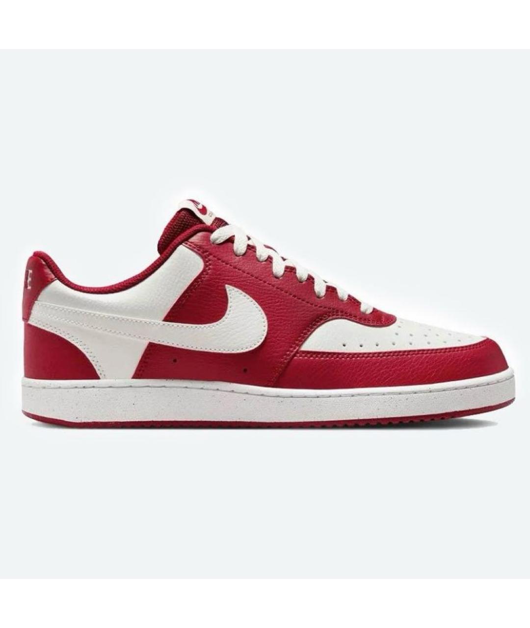 NIKE Красные кожаные кроссовки, фото 7