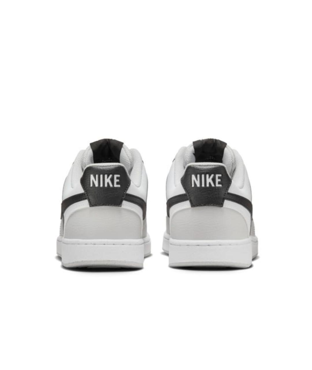 NIKE Серые кожаные кроссовки, фото 4