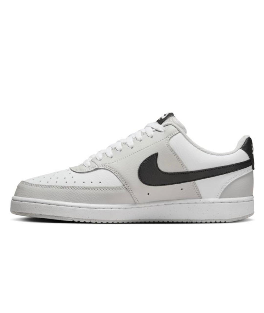 NIKE Серые кожаные кроссовки, фото 5