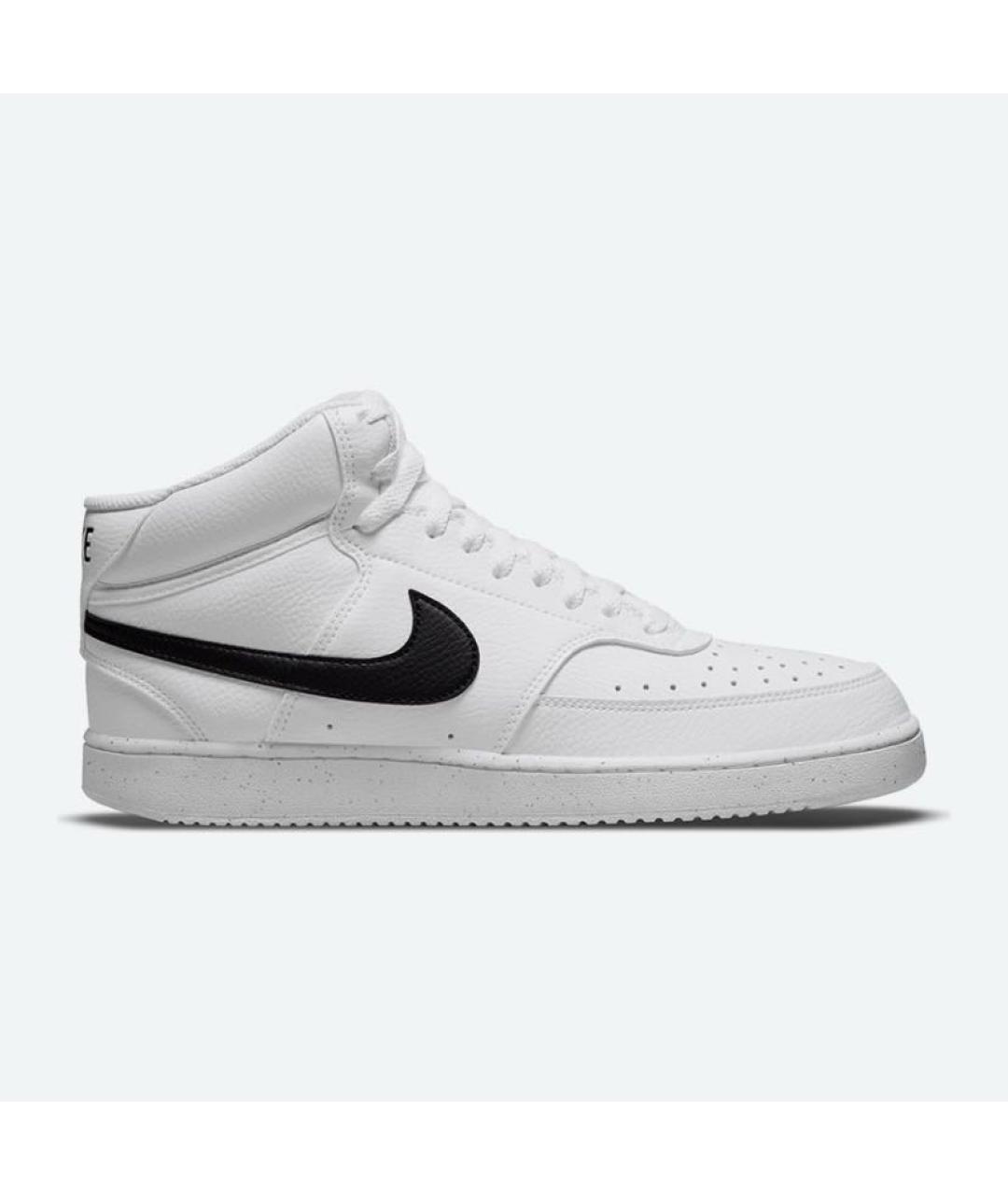 NIKE Белые кожаные кроссовки, фото 6