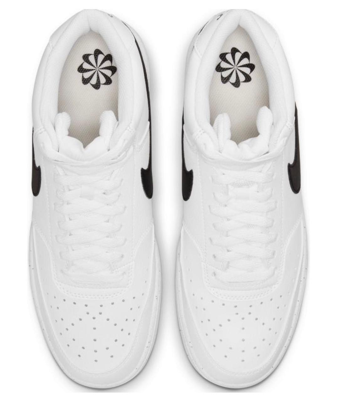 NIKE Белые кожаные кроссовки, фото 2