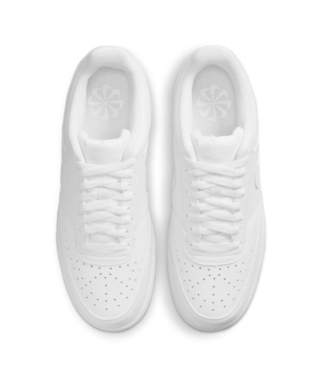 NIKE Белые кожаные кроссовки, фото 4