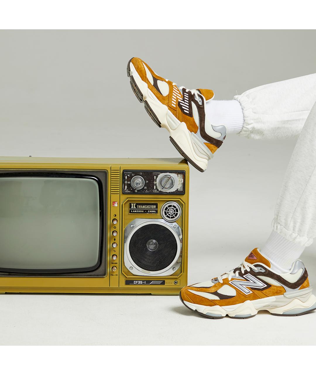 NEW BALANCE Коричневые кроссовки, фото 6