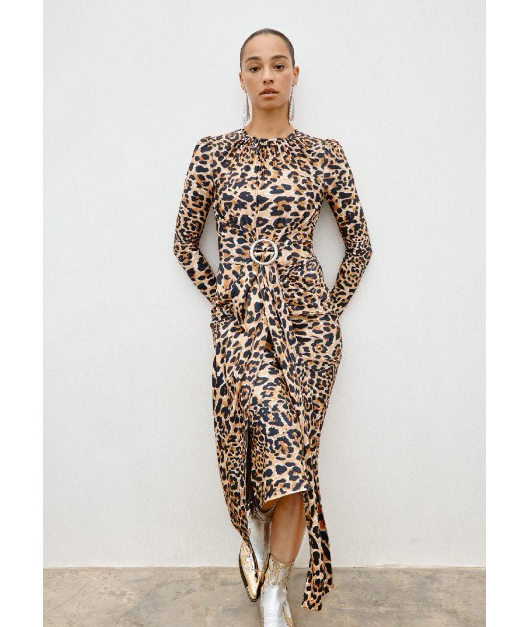 PACO RABANNE Мульти полиэстеровое коктейльное платье, фото 3