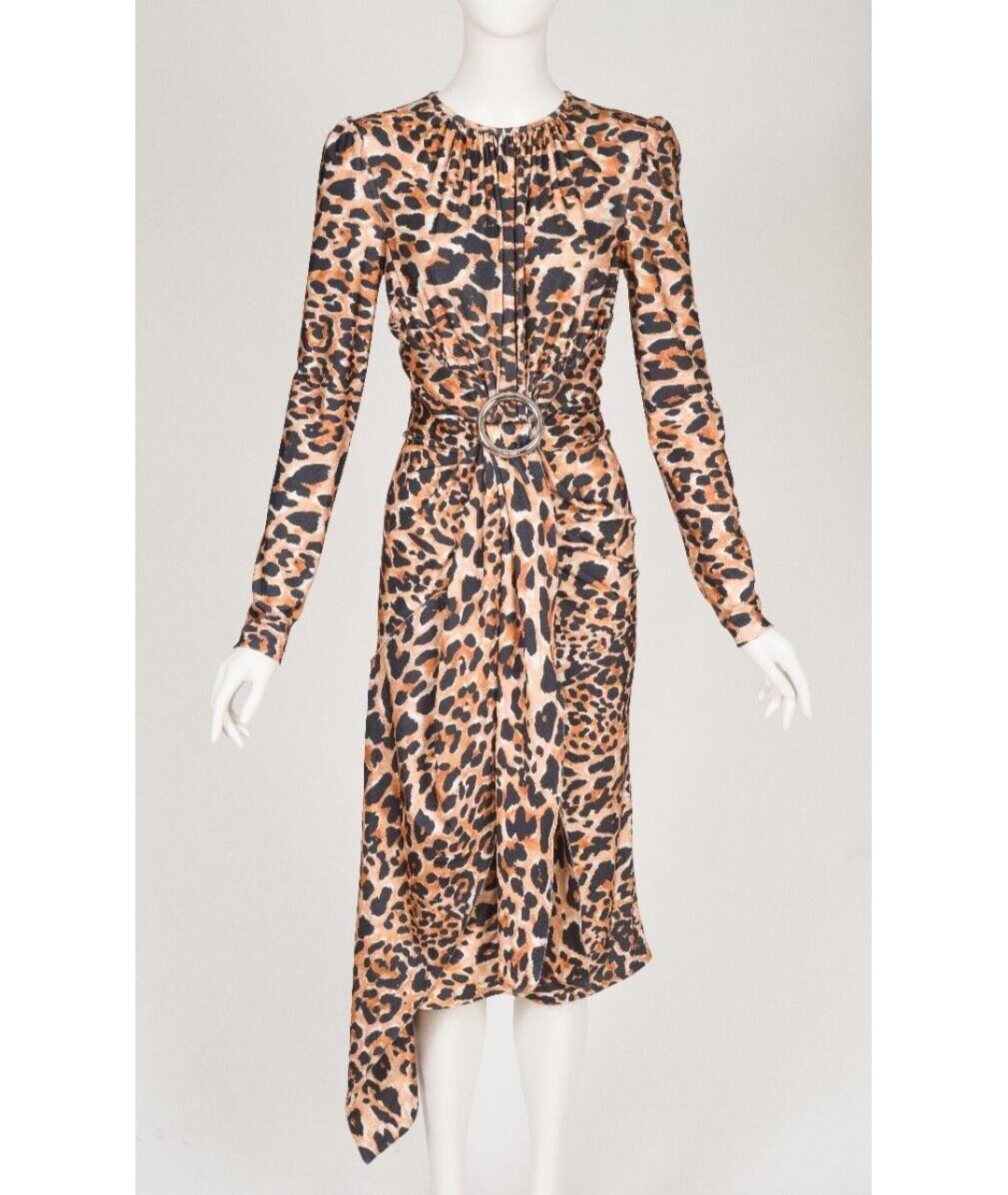 PACO RABANNE Мульти полиэстеровое коктейльное платье, фото 2