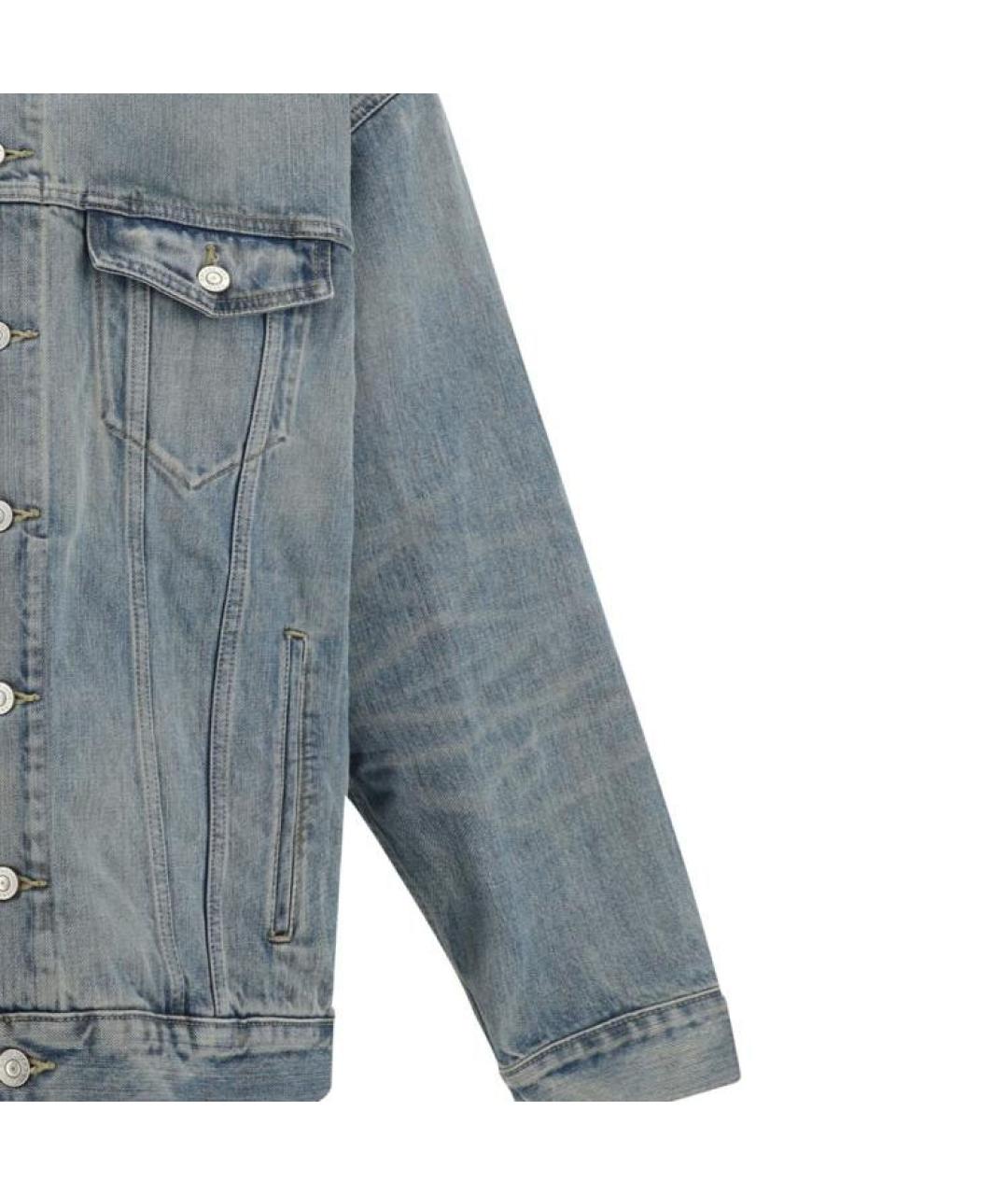 BALENCIAGA Синяя деним куртка, фото 5