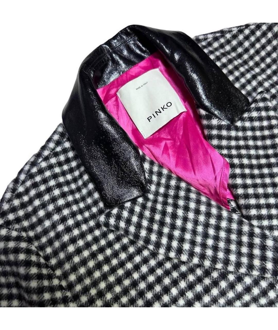 PINKO Мульти шерстяное пальто, фото 3