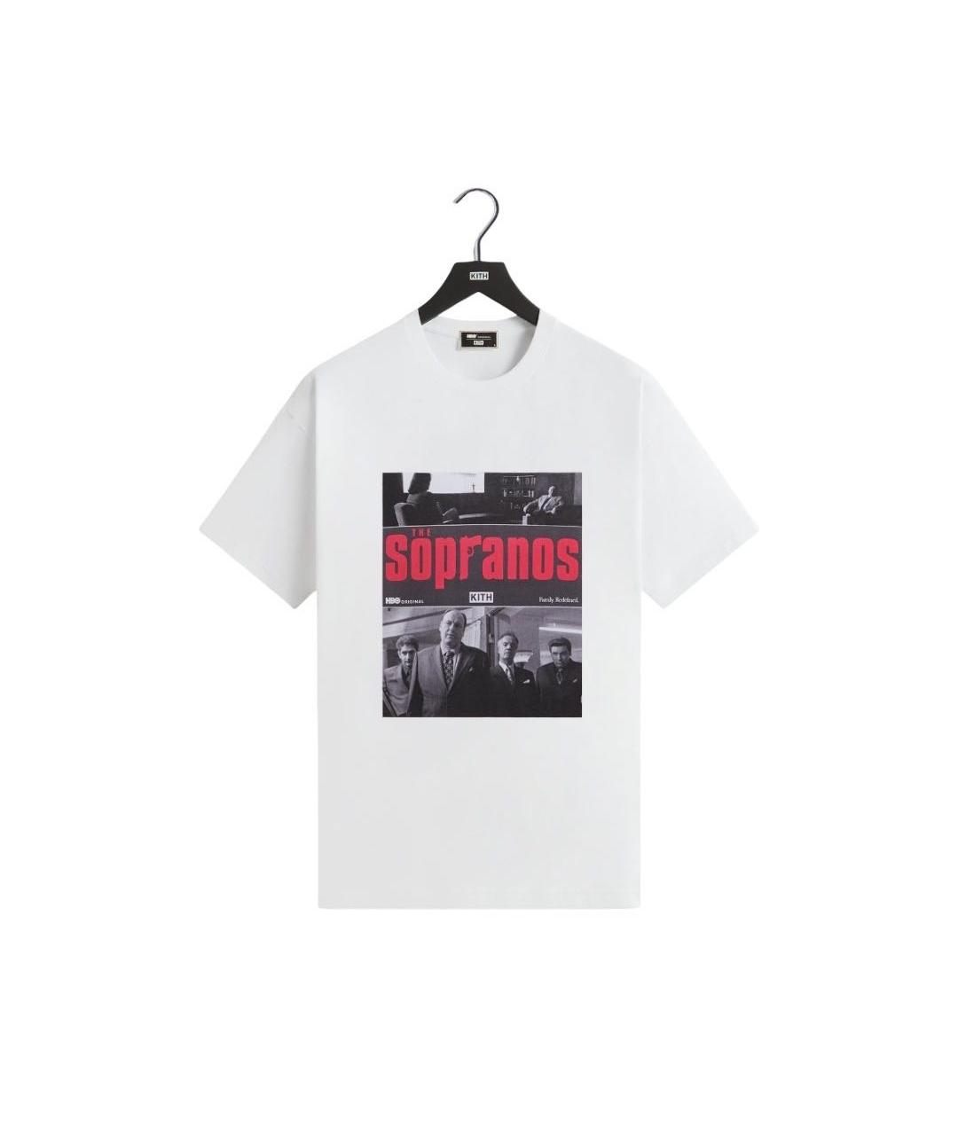 KITH Белая хлопковая футболка, фото 6