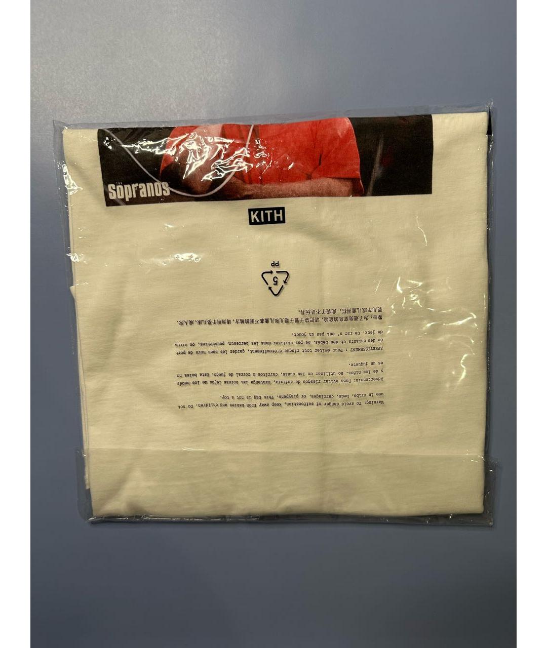 KITH Белая хлопковая футболка, фото 6