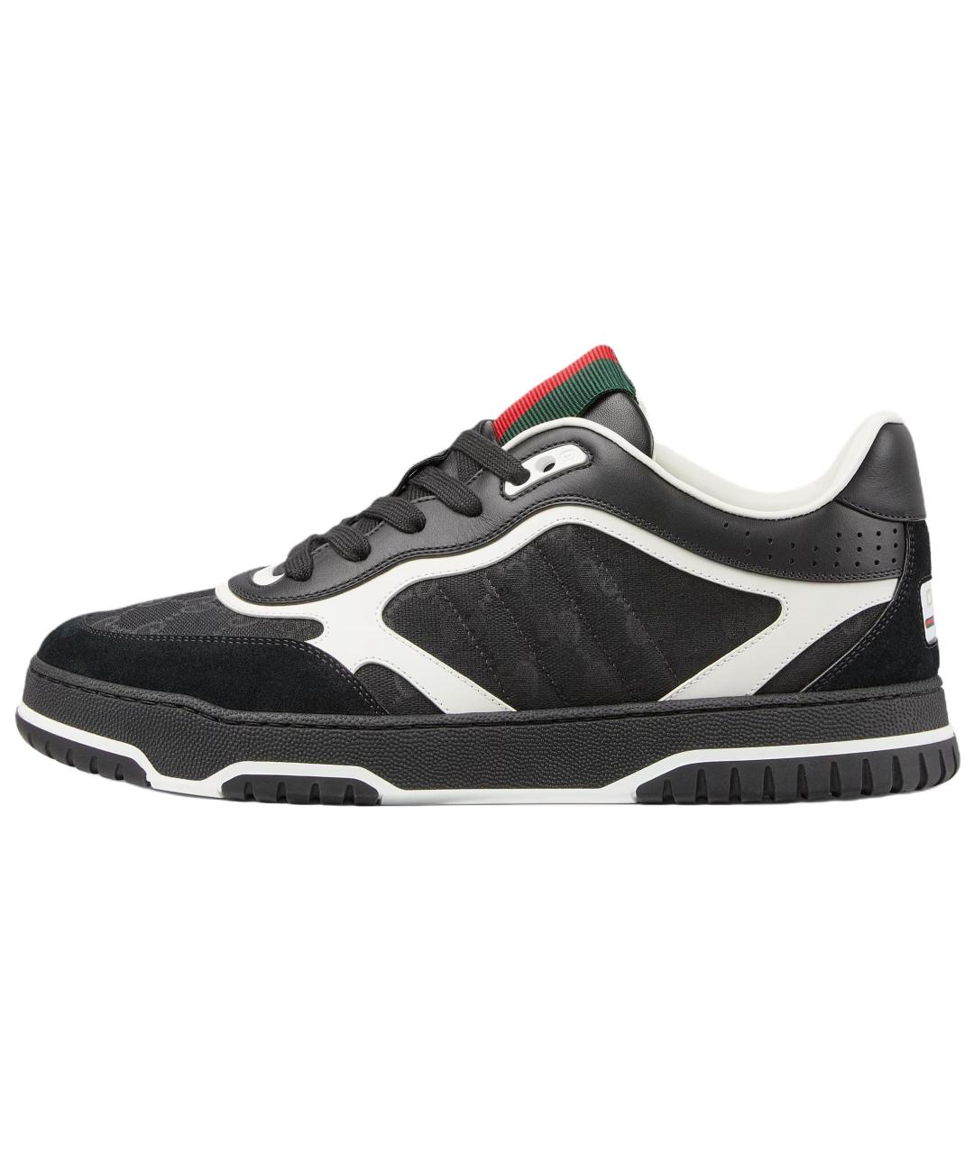 GUCCI Черные текстильные высокие кроссовки / кеды, фото 6