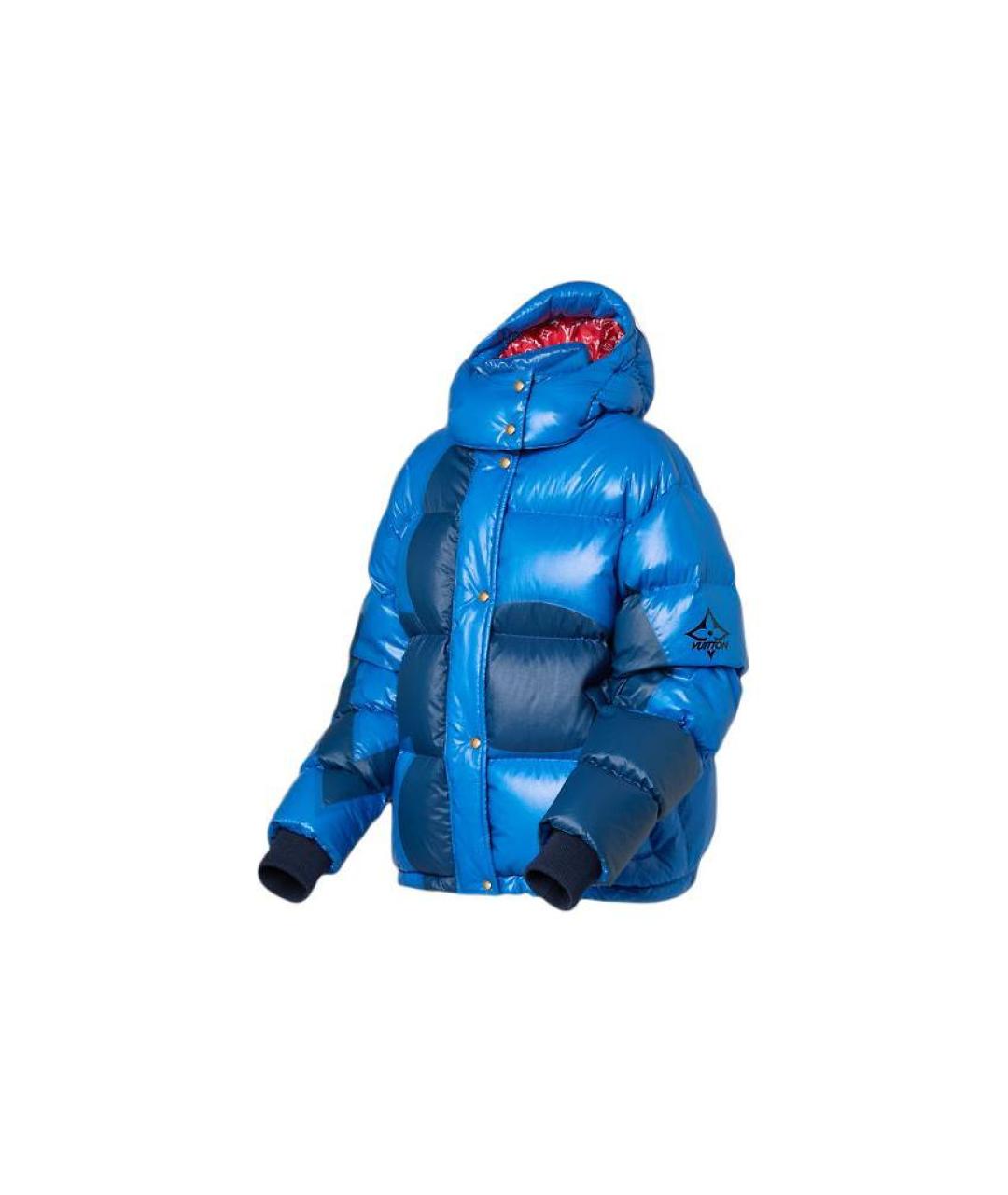 LOUIS VUITTON Синий пуховик, фото 3