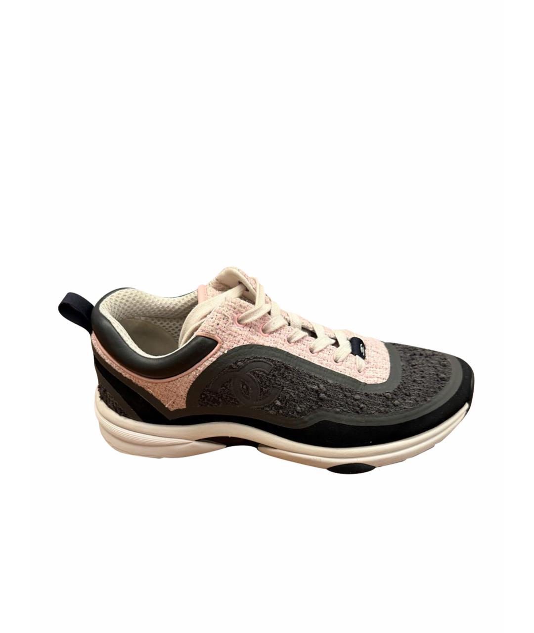 CHANEL Черные кроссовки, фото 1